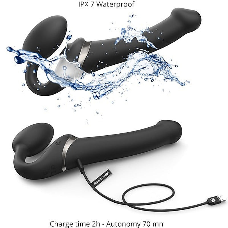 Multi Orgasm Bendable Strap On Dildo Small by Strap-On-Me - Strap On Sextoys