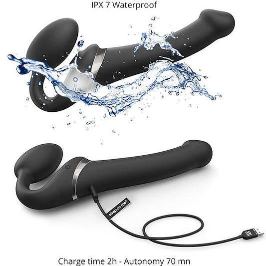 STRAP ON ME Multi Orgasm Bendable Strap On Dildo Small - Strap On Sextoys