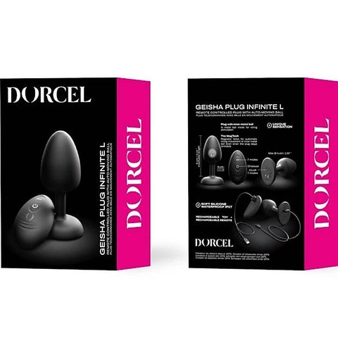 Geisha Remote Control Rechargeable Anal Plug Infinite - Butt Plugs