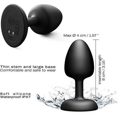 Geisha Remote Control Rechargeable Anal Plug Infinite - Butt Plugs