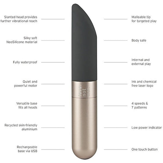 LOVE NOT WAR Amore Clitoral Bullet Vibrator - Bullet Vibrators