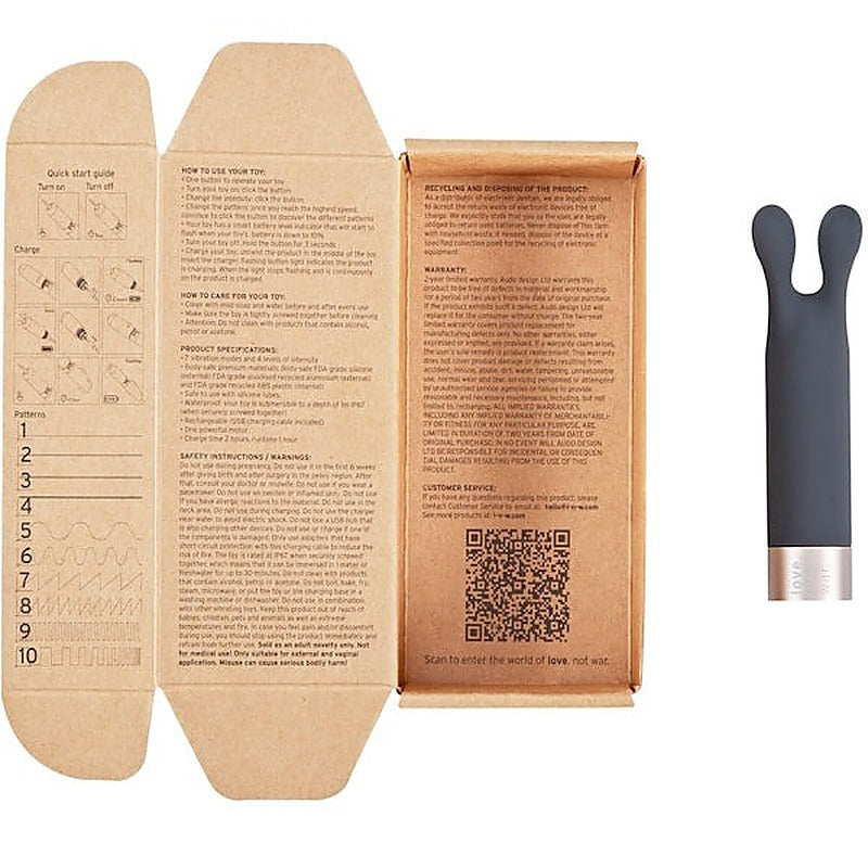 Laska Classic Rabbit Vibrator by Love Not War - Rabbit Vibrators