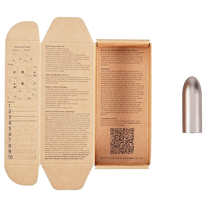 Maya Multi Function Bullet Vibrator by Love Not War - Bullet Vibrators