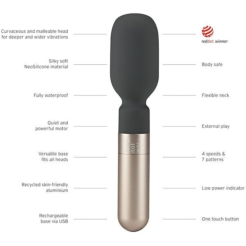 Premium Koi Body Wand Massager by Love Not War - Body Wands