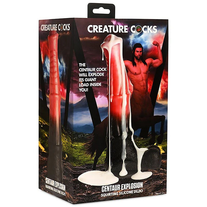Centaur Explosion Squirting Silicone Dildo by XR Brands - Realistic Dildos
