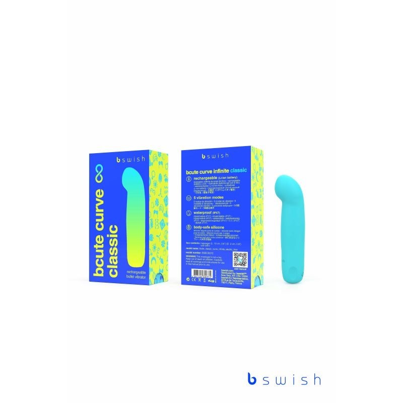Bcute Curve Infinite Classic Electric Vibrator by B Swish - G-Spot Vibrators