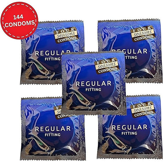 Four Seasons Regular Condoms Bulk Box of 144