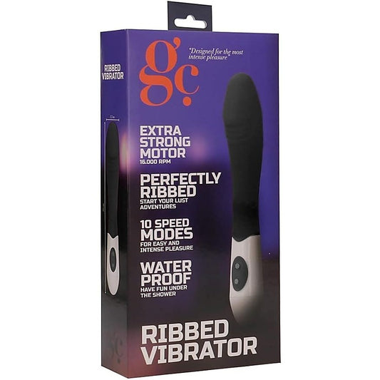 Shots Toys GC Ribbed G Spot Vibrator - G-Spot Vibrators