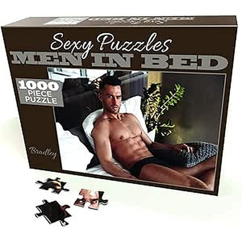 Sexy Jigsaw Puzzle Men In Bed Bradley by Little Genie - Sex Games, Coupons and Tricks