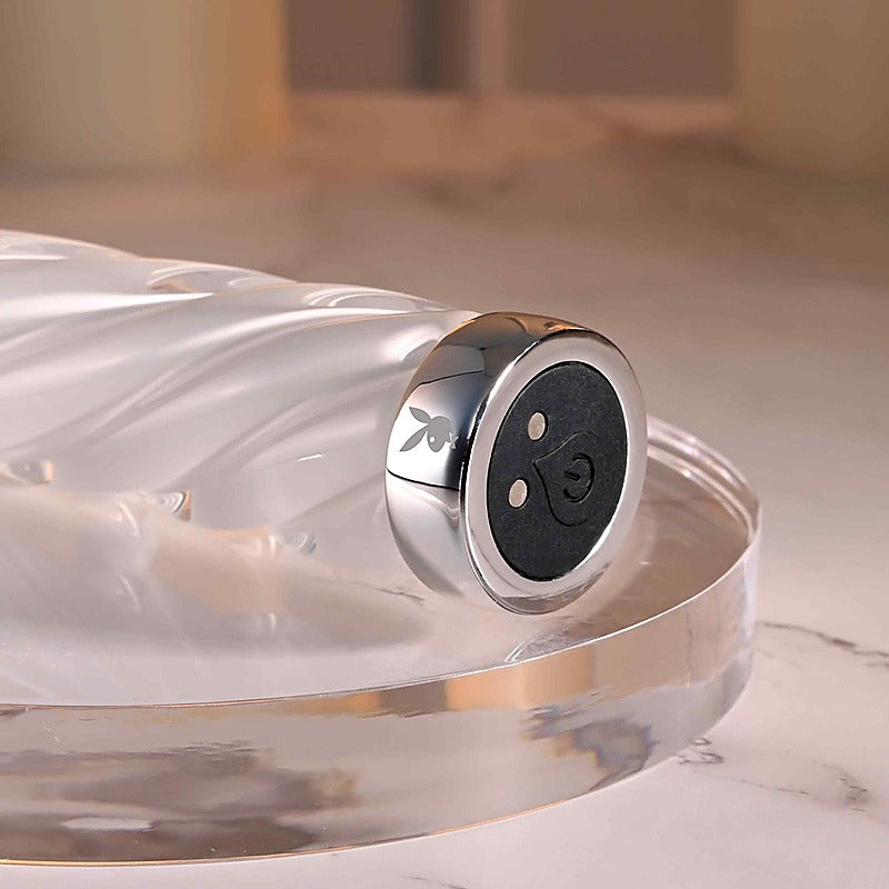 Playboy Pleasure IN A TWIST Glass Bullet Vibrator - Bullet Vibrators