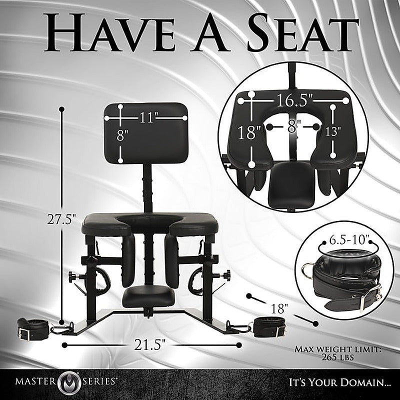 Master Series Pleasure Throne by XR Brands - Sex Furniture
