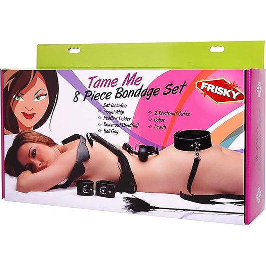 Frisky Tame Me Beginner Bondage Set 8 Piece - Bondage Kits