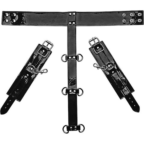 Frisky Bound Around Neck to Wrist Restraints by XR Brands - Cuffs And Restraints