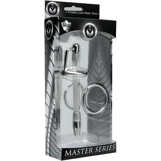 Master Series Inertia Flexible Cum Thru Penis Plug
