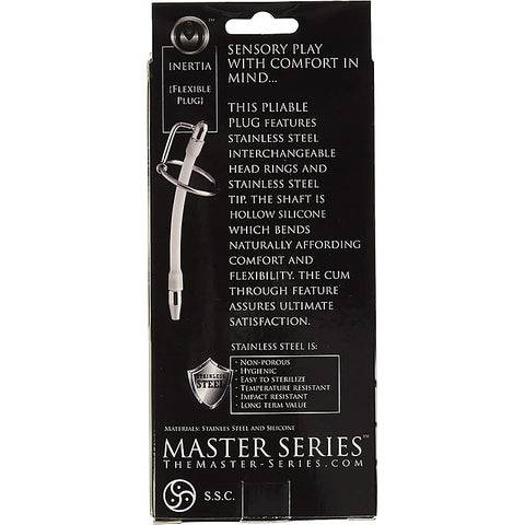Master Series Inertia Flexible Cum Thru Penis Plug - Penis Plugs