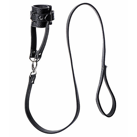 Strict Adjustable Ball Stretcher With Leash - Ball and Cock Toys