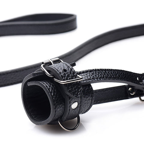 Strict Ball Stretcher With Leash by XR Brands - Ball and Cock Toys