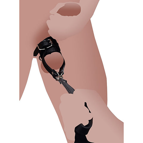 Strict Ball Stretcher With Leash by XR Brands - Ball and Cock Toys