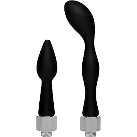 CleanStream Silicone Enema Attachment Set by XR Brands - Enemas and Douches