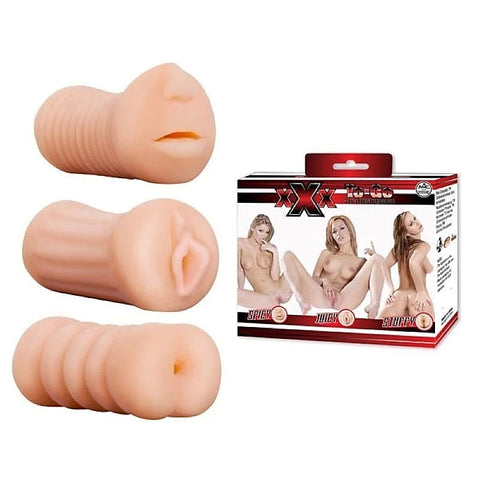 XXX To Go Stroker Set by NANMA Corporation - Masturbators and Strokers