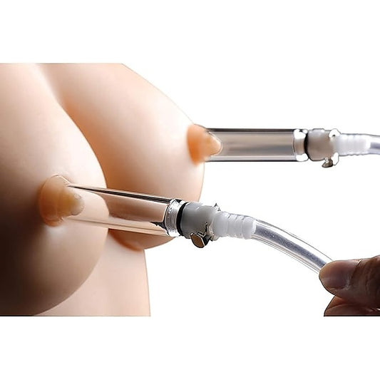 Size Matters Nipple Pumping System with Dual Cylinders - Breast and Nipple Toys