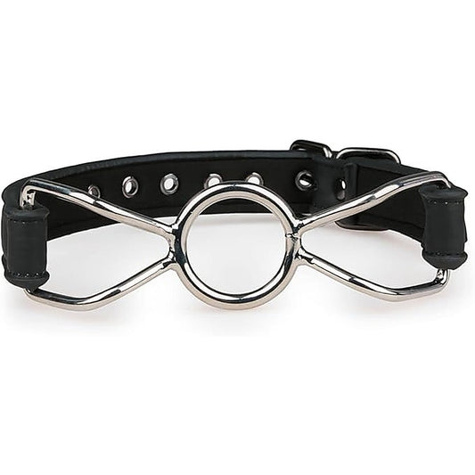 Metal O-Ring Bondage Mouth Gag by Easytoys - Bondage Gags and Bits