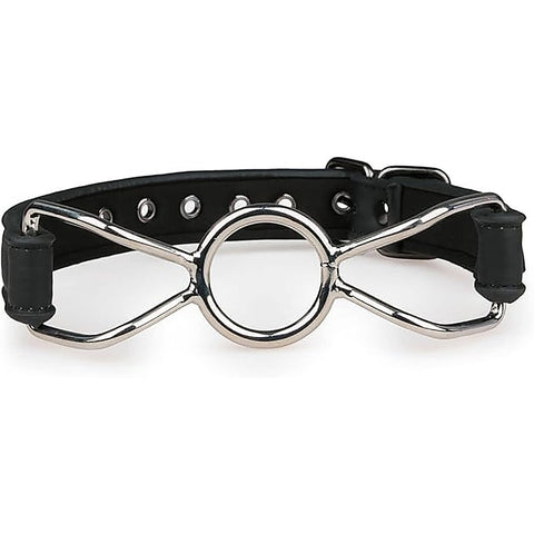 Metal O-Ring Bondage Mouth Gag by Easytoys - Bondage Gags and Bits