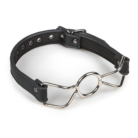 Metal O-Ring Mouth Gag by Easytoys - Bondage Gags and Bits