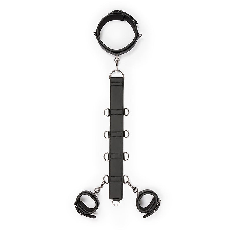 Neck and Wrist Restraint by Easytoys - Cuffs And Restraints