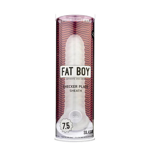 Perfect Fit Fat Boy Checker Plate Cock Sheath - Pumps, Extenders and Sleeves