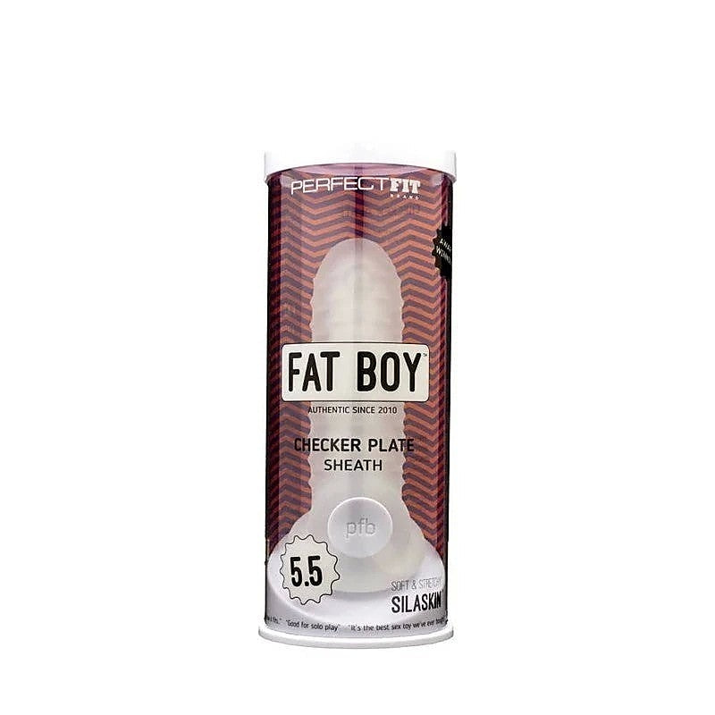 Perfect Fit Fat Boy Checker Plate Cock Sheath - Pumps, Extenders and Sleeves