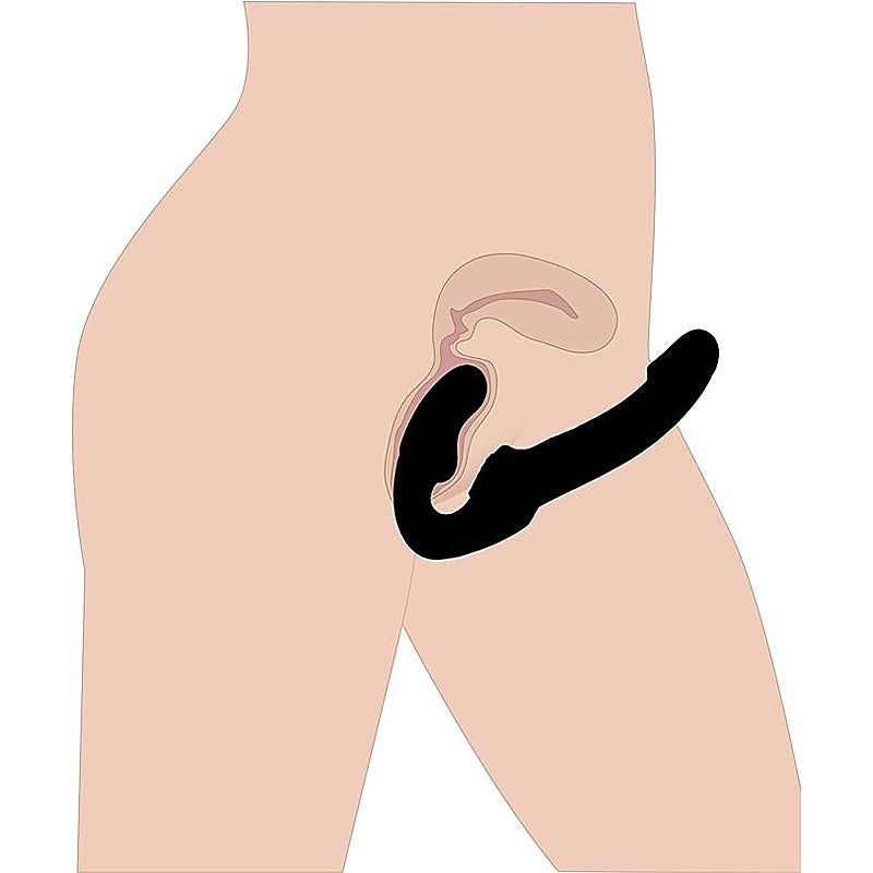 Strap U Evoke Rechargeable Vibrating Silicone Strapless - Strap On Sextoys