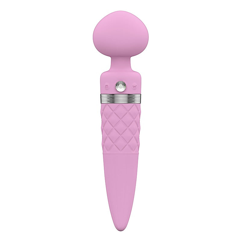 Pillow Talk Sultry Dual Ended Warming Body Wand Massager - Body Wands