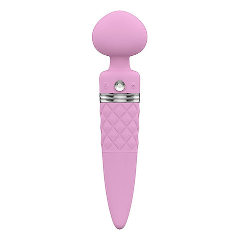 Pillow Talk Sultry Dual Ended Warming Body Wand Massager - Body Wands