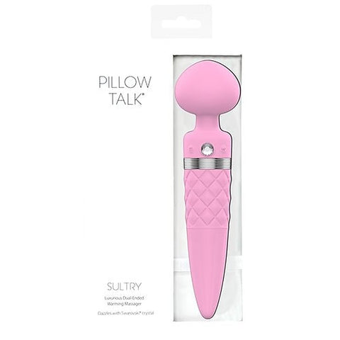 Pillow Talk Sultry Dual Ended Warming Massager - Body Wands