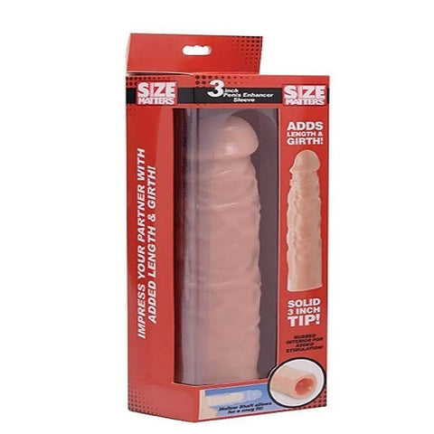 Size Matters 3 inch Mens Penis Enhancer Sleeve - Pumps, Extenders and Sleeves