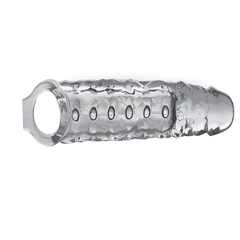 Size Matters Mens Penis Extender Sleeve Clear - Pumps, Extenders and Sleeves