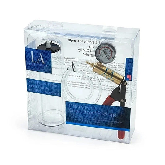 LA Pumps Deluxe Penis Enlargement Package - Pumps, Extenders and Sleeves