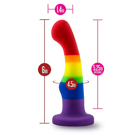 Avant Pride P1 Freedom Silicone Dildo by Blush Novelties - Realistic Dildos