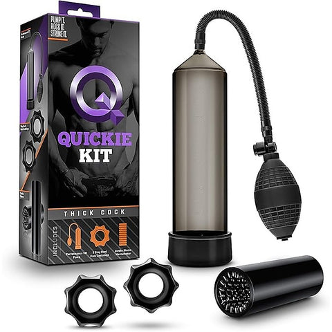 Quickie Kit Thick Cock Penis Pump Set by Blush Novelties - Penis Pumps And Stretchers