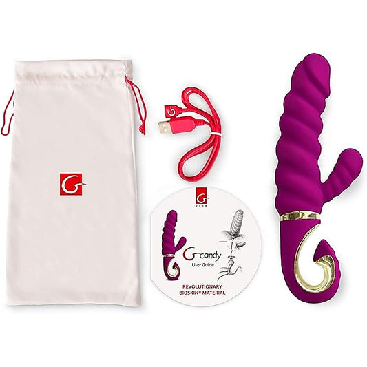 Gvibe Gcandy Rabbit Vibrator Raspberry