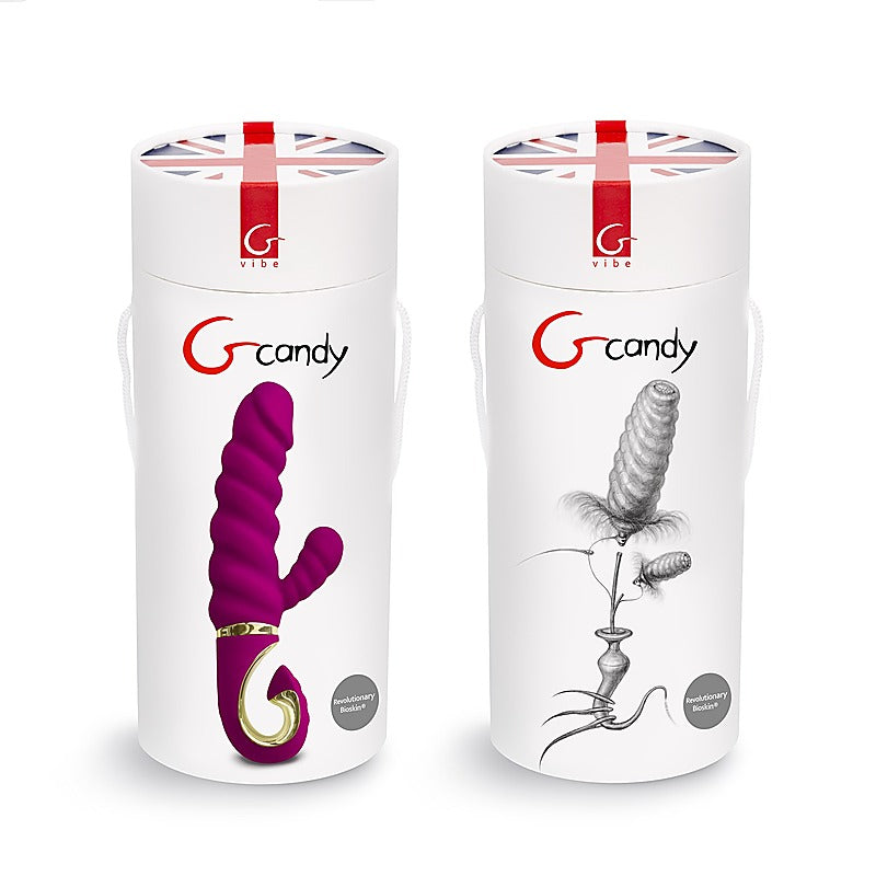 Gcandy Raspberry Rabbit Vibrator by Gvibe - Rabbit Vibrators