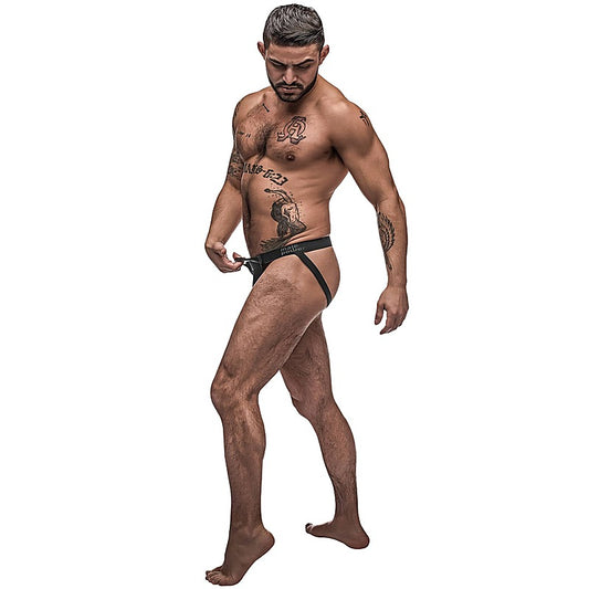 Male Power Grip and Rip Off Mens Jock Black