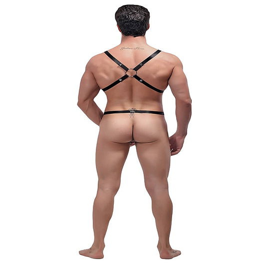 Male Power Rip Off Mens Harness Set - Cuffs And Restraints