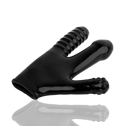 Oxballs Claw Glove Squishy Soft Dildo Black - Realistic Dildos