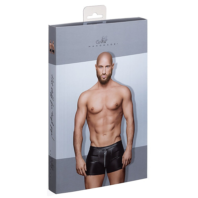 Mens Sexy Shorts With Hot Details by Noir Handmade - His Fetish