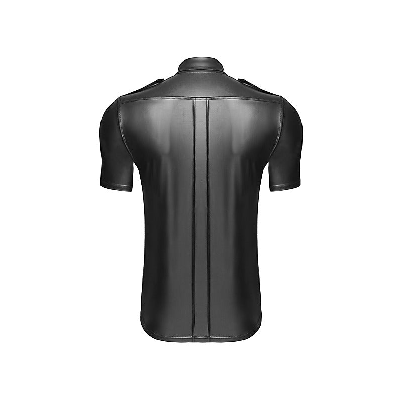 Mens Sexy And Elegant Shirt With Front Pockets - His Fetish