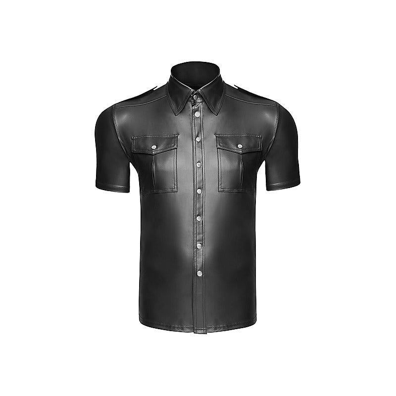 Mens Sexy And Elegant Shirt With Front Pockets - His Fetish