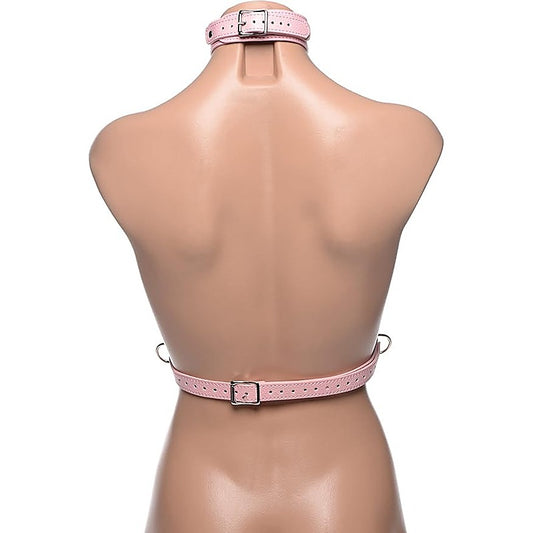 Frisky Miss Behaved Pink Chest Harness