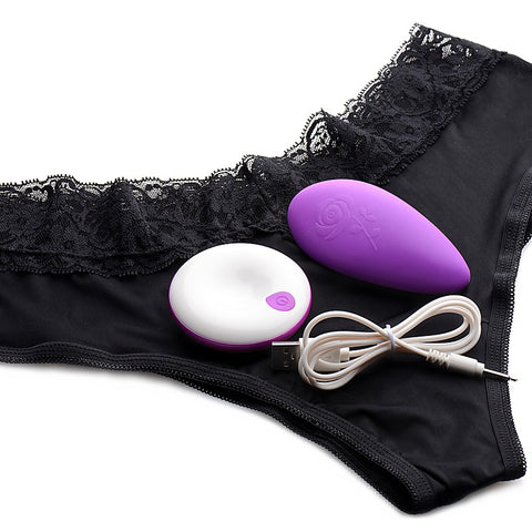Naughty Knickers Silicone Remote Panty Vibe by XR Brands - Remote Control Vibrators